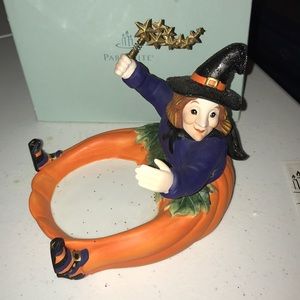 Partylite Pumpkin Witch candle holder